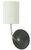 House of Troy - GS775-SNBM - One Light Wall Sconce - Scatchard - Black Matte and Satin Nickel