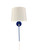 House of Troy - S575-COSN - One Light Wall Swing Lamp - Sawyer - Colbalt/Satin Nickel
