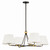 Hudson Valley - 1064-AGB/DB - Four Light Chandelier - Crown Heights - Aged Brass
