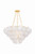 Hudson Valley - 1339-VGL - Nine Light Chandelier - Cedar Hill - Vintage Gold Leaf