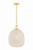 Hudson Valley - 2016-AGB - One Light Pendant - Enosburg - Aged Brass