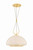 Hudson Valley - 5717-AGB - One Light Pendant - Baudette - Aged Brass