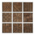 Uttermost - 04115 - Wall Art - Bryndle - Silver Leaf