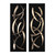 Uttermost - 04139 - Wall Art S/2 - Brushstrokes - Brushed Gold