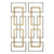 Uttermost - 04145 - Wall Art S/2 - Aerin - Antiqued Gold And Silver Leaf