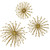 Uttermost - 04337 - Wall Decor S/3 - Aga - Plated Gold