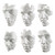 Uttermost - 04358 - Wall Decor Set/6 - Self-Portrait - Matte White
