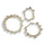 Uttermost - 04386 - Wall Art - Ripple Effect - Silver Leaf