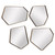 Linneah Mirror, Set Of 4 (09616)