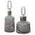 Uttermost - 17840 - Bottles S/2 - Storm - Charcoal Taupe And Silver