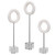 Uttermost - 17871 - Rings S/3 - Coin Toss - Polished Chrome