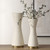 Uttermost - 18142 - Vases S/2 - Ridgeline - Pristine White
