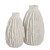 Uttermost - 18200 - Vases Set/2 - Ivory Ridge - Textured Ivory