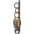 Uttermost - 19850 - Wall Sconce - Falconara - Rust Brown w/Burnished Edges