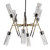 Telesto Eight Light Linear Pendant (21538)