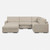 Uttermost - 23852-O - Sofa - Refuge - Light Sand