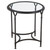 Uttermost - 24469 - Side Table - Samson - Black w/ Silver
