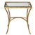 Uttermost - 24641 - End Table - Alayna - Antiqued Gold Leaf