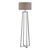 Uttermost - 28111 - One Light Floor Lamp - Keokee - Polished Stainless Steel