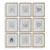 Uttermost - 32449 - Framed Botanical Prints Set/9 - Nature's - Gold