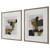 Color Block Framed Prints, Set/2 (41453)