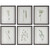 Uttermost - 41459 - Framed Prints S/6 - Forest Finds - Dark Espresso