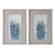 Uttermost - 41558 - Wall Art - Indigo Florals - Gray Linen
