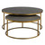 Uttermost - 50080 - Nesting Coffee Tables Set/2 - Aragon - Antique Burnished Brass