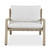 Uttermost - 53072 - Lounge Chair - Strapped - Mahogany Wood