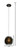 Urchin One Light Mini Pendant (169M01SBL)