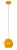 Varaluz - 169M01SYE - One Light Mini Pendant - Urchin - Un-Mellow Yellow
