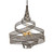 Varaluz - 240P06LMBFG - Six Light Pendant - Flow - Matte Black/French Gold