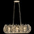 Bask Six Light Linear Pendant (271N06GD)