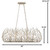 Bask Six Light Linear Pendant (271N06GD)