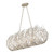 Bask Eight Light Linear Pendant (271N08GD)