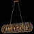 Bask Eight Light Linear Pendant (271N08GD)