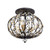 Bask Three Light Semi-Flush Mount (271S03MBFG)