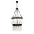 Varaluz - 309C14MBFG - 14 Light Chandelier - Matrix - Matte Black/French Gold
