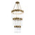 Varaluz - 309C19HG - 19 Light Chandelier - Matrix - Havana Gold