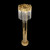 Matrix Six Light Floor Lamp (309L06HG)