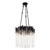 Varaluz - 309P06MBFG - Six Light Pendant - Matrix - Matte Black/French Gold