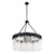 Varaluz - 309P12MBFG - 12 Light Pendant - Matrix - Matte Black/French Gold