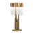 Varaluz - 309T03HG - Three Light Table Lamp - Matrix - Havana Gold