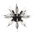 Varaluz - 311S04CB - Four Light Wall/Ceiling Light - Orbital - Carbon