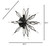 Orbital Four Light Wall/Ceiling Light (311S04CB)
