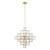 Cubic Six Light Chandelier (329C06CG)