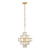 Cubic Six Light Chandelier (329C06CG)