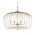 Varaluz - 343N06HG - Six Light Pendant - Voliere - Havana Gold