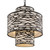 Varaluz - 348P04CB - Four Light Pendant - Kato - Carbon Black
