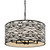 Varaluz - 348P06CB - Six Light Pendant - Kato - Carbon Black